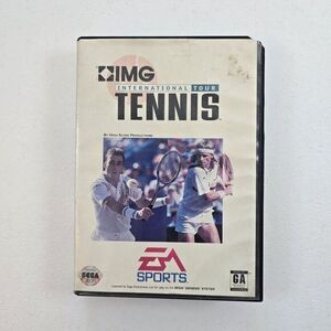 IMG INTERNATIONAL‎ TOUR TENNIS SEGA GENESIS EA SPORTS W/CASE